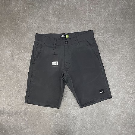 Bermuda Social (Bolso) Quiksilver Cinza Escuro