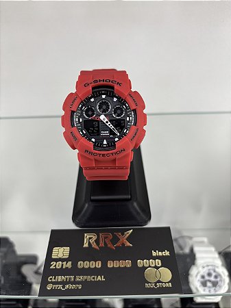 G-Shock GA-100 Vermelho
