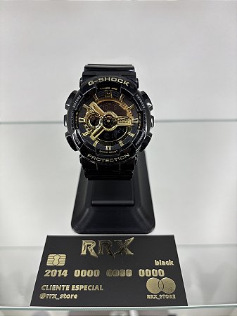 G-SHOCK GA-110 Preto com dourado