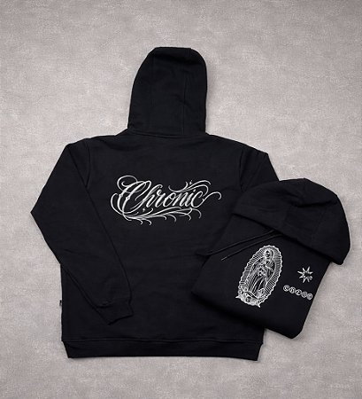 Moletom Chronic Preto Bordado