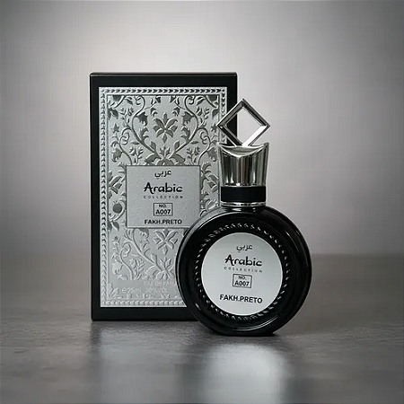 Perfume Arabic Fakh. Preto A007 - Masculino 25ml