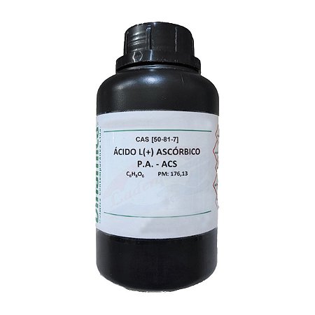 Ácido Ascórbico L(+) PA ACS (Vitamina C) 500g Dinâmica
