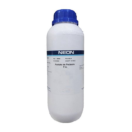 Acetato de Potássio PA 500g Neon