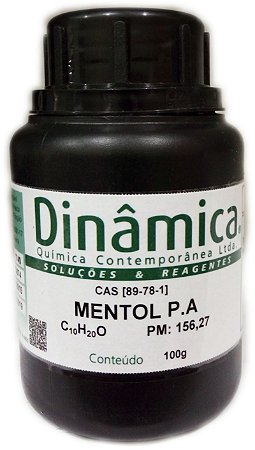 Mentol PA 100g Dinâmica