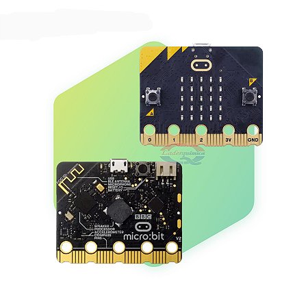 Micro Bit Placa De Programação Com Processador ARM, Composta Por 25 LEDs 2 Botões