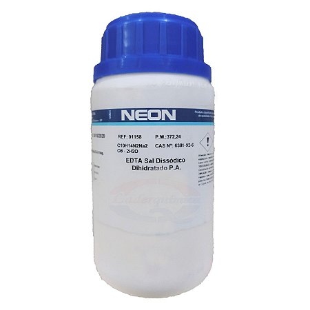 Edta Sal Dissódico Dihidratado (2H2O) PA 100g Neon