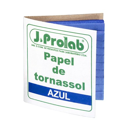 Papel Tornassol Azul Com 100 Tiras J. Prolab