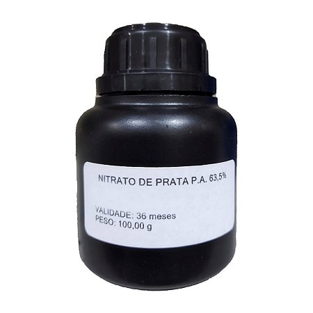 Nitrato De Prata P.A 63,5% 100g