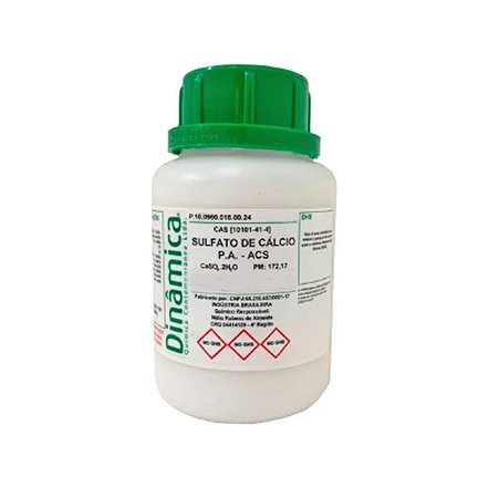 Sulfato De Cálcio (2h2o) Pa Acs 500gr