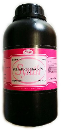 Sulfato de Magnesio USP 1 KG