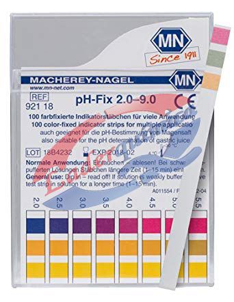 Tira para PH PH FIX 2.0-9.0 C/ 100 Unid. Marca M.Nagel