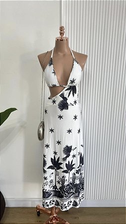 Vestido Longo Estampado