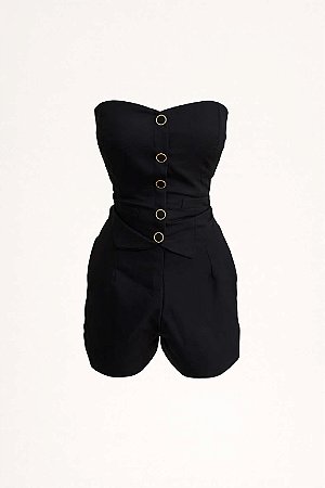 Conjunto Preto Tomara que Caia