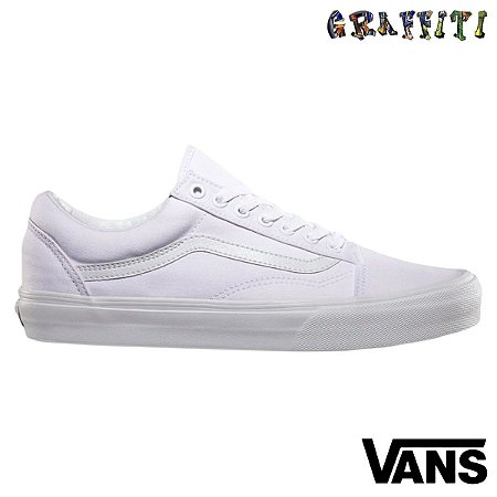 tenis vans old skool branco