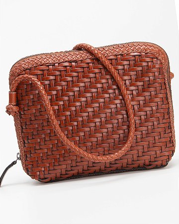 Bolsa Crossbody Tresse Couro Vime