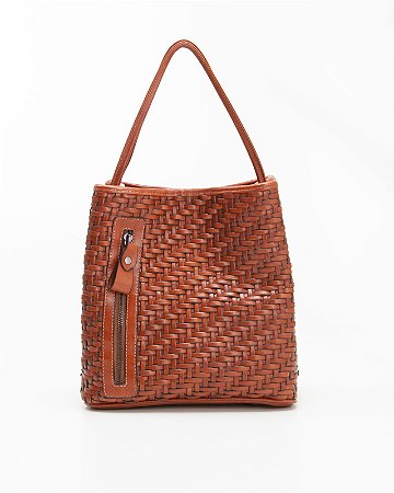 Bolsa Tresse Couro Vime Alça Dupla
