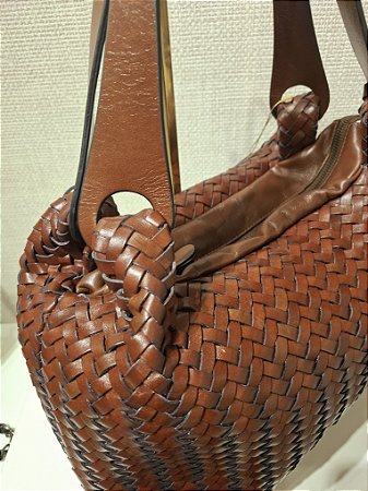 Bolsa Tote Couro Vime