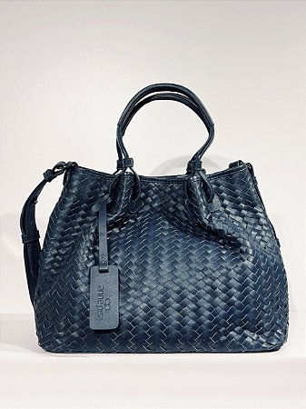 Bolsa Sacola Couro Tresse Escamas