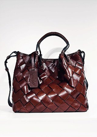 Bolsa Sacola Couro Vime