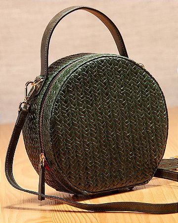 Bolsa tiracolo redonda Clearance