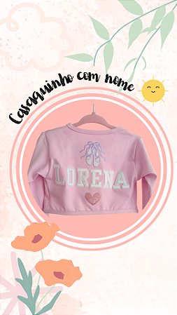 Casaquinho Ballet Transpassar Personalizado