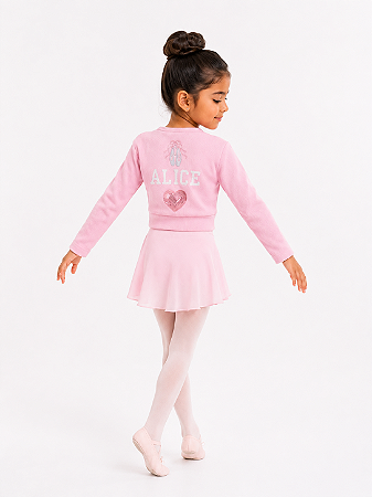 Casaquinho Ballet Rosa Personalizado