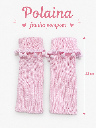 Polaina Fitinha Pompom