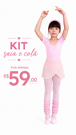 Kit Ballet Collant e Sainha