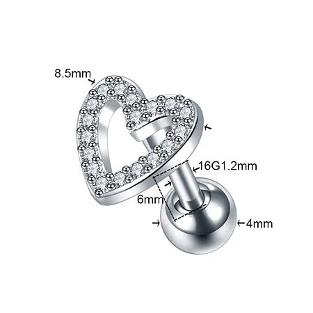 Coração em Microbel Pedra