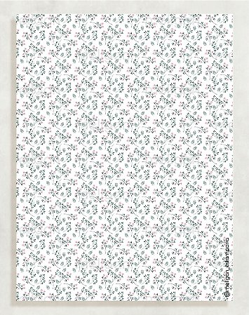 Papel Crepom Floral 12 - Rosa Mini - 30 unid