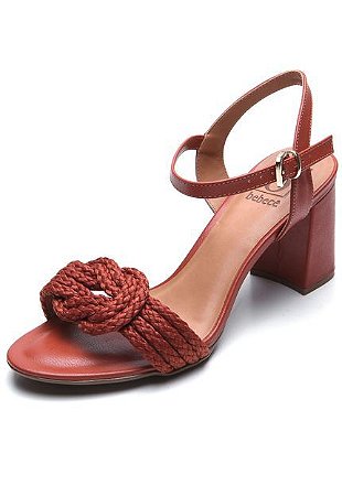 Sandalia bebece preta salto grosso Clearance