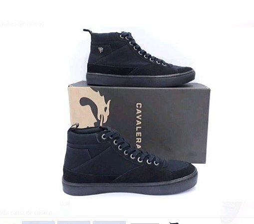 tenis cavalera preto masculino