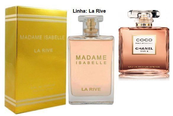 Perfume Similar Coco Chanel Mademoiselle *(Madame Isabelle) 90 ML - SIMILAR  PERFUMARIA E COSMÉTICOS