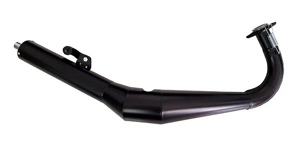 ESCAPAMENTO 3 POLEGADAS DT 180/200 - RD 125/135 - RDZ PRETO