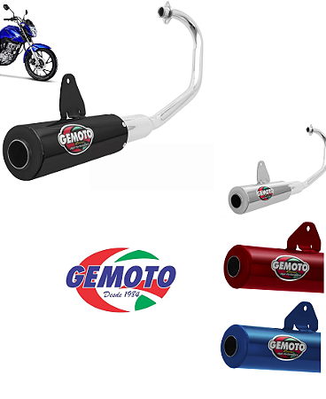 ESCAPAMENTO GEMOTO RACING FLORIPA TITAN / FAN / START 160 2016 A 2025