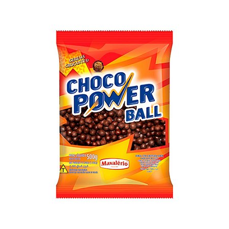 Choco Power Ball Ao Leite Mavalério 500 G