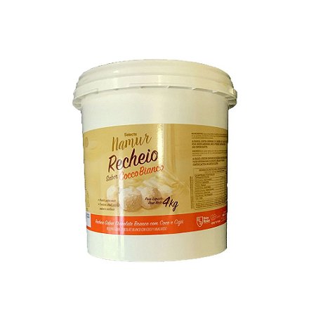 Recheio Namur Cocco Bianco 4KG - Ameripan Distribuidora - Os melhores  produtos para panificação confeitaria e sorveteria