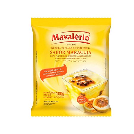 Pó Maracujá Mavalério 100 G