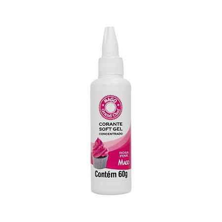 Corante Softgel Mago Rosa Pink 60 G