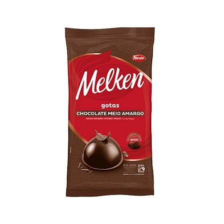 Chocolate Gotas Melken Meio Amargo Harald 2,05 KG