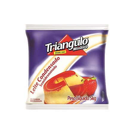 Leite Condensado Semidesnatato Triângulo 5kg