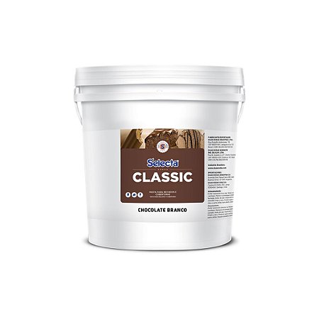 Selecta Chocolate Branco Classic 12 KG