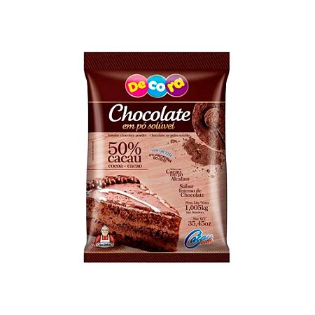 Chocolate em Pó Decora 50% 1,005KG