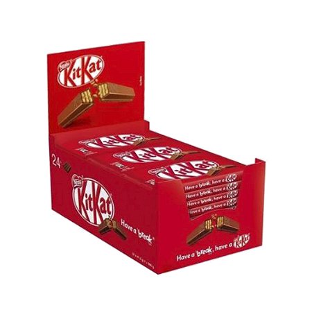 Chocolate KITKAT Fingers ao Leite caixa com 24 und x 41,5g