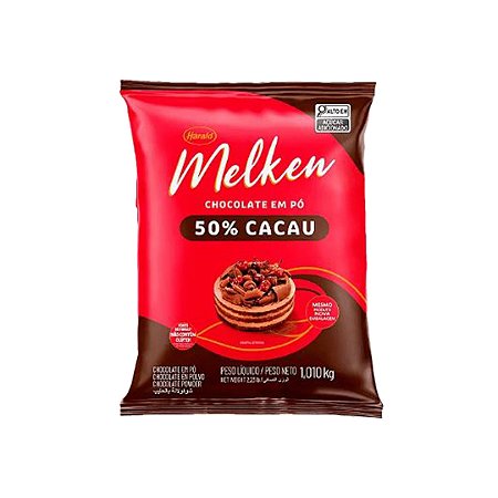 Chocolate em Pó 50% Cacau Melken 1,01kg