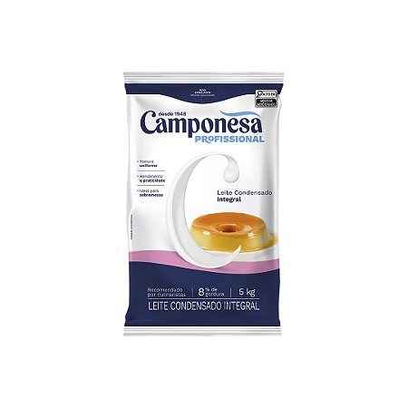 Leite Condensado Integral Camponesa 5 kg