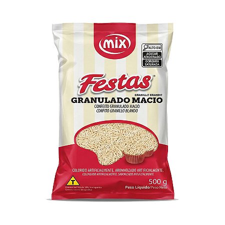Granulado Macio Branco 500g MIX