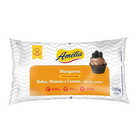 Margarina Amélia Bolos 1kg