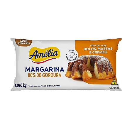 Margarina Amélia Bolos 1kg