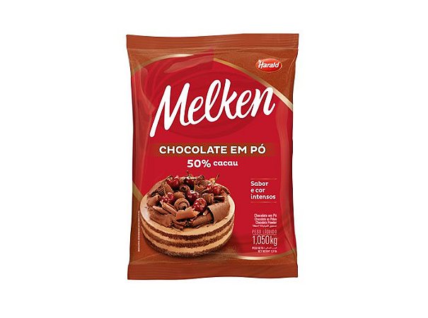 Chocolate em Pó 50% Cacau Melken 1,05kg